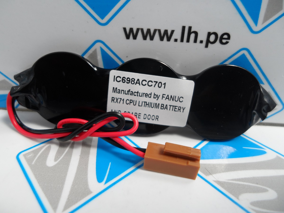 IC698ACC701       Bateria Lithium GE Fanuc IC698-ACC-701 Battery 3.0V para PLC